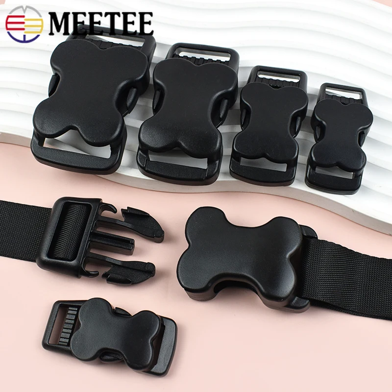 

5/10/20Pcs 15-32mm Plastic Release Buckle Bag Side Clip Clasp Pet Collar Adjust Buckles Carabiner Clips DIY Crafts Accessories