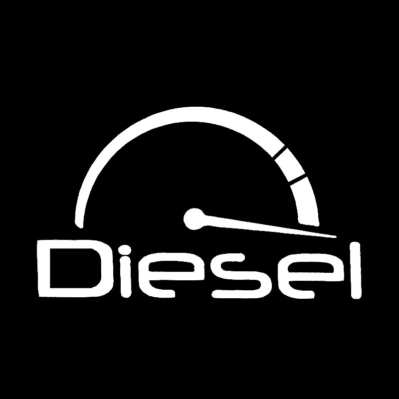 Turbocharged Diesel Car Decals, Classic Body Decoration, Personalized PVC Waterproof Sunscreen Stickers, Customizable Colors