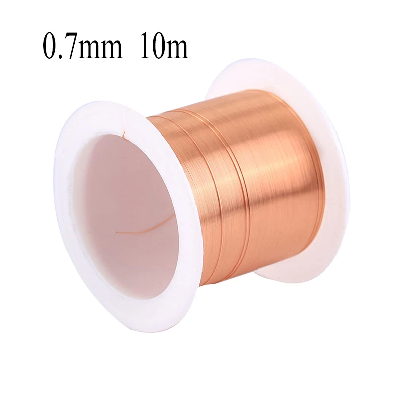 Spulen-Kupferdraht, 0,1 mm, 0,2 mm, 0,3 mm, 0,4 mm, 0,5 mm, 0,6 mm, 0,7 mm, 0,8 mm, 1,20 mm, Kabel, Kupferdraht, Magnetdraht, emaillierter Kupfer-Wickeldraht