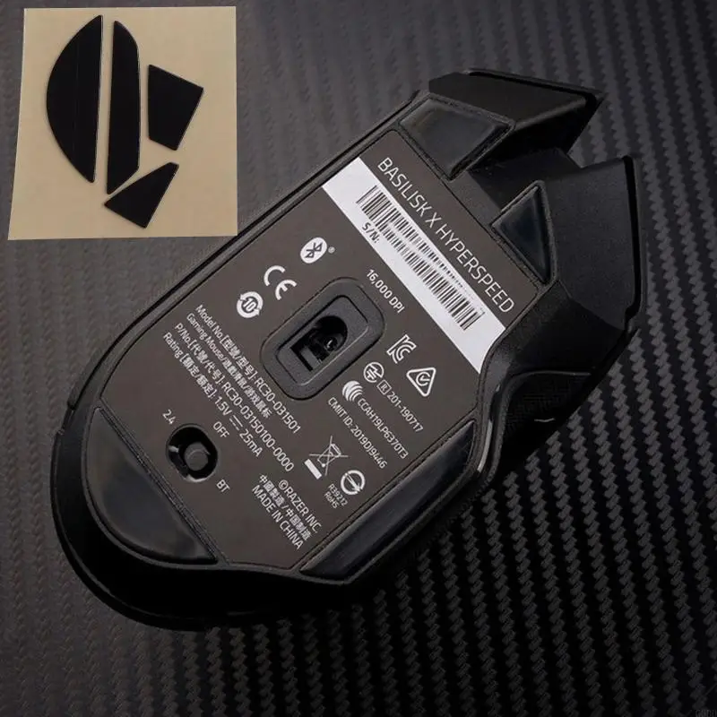 G6DD 1 Set Mouse Skates for Basilisk X Mouse Feet Replacement Esports