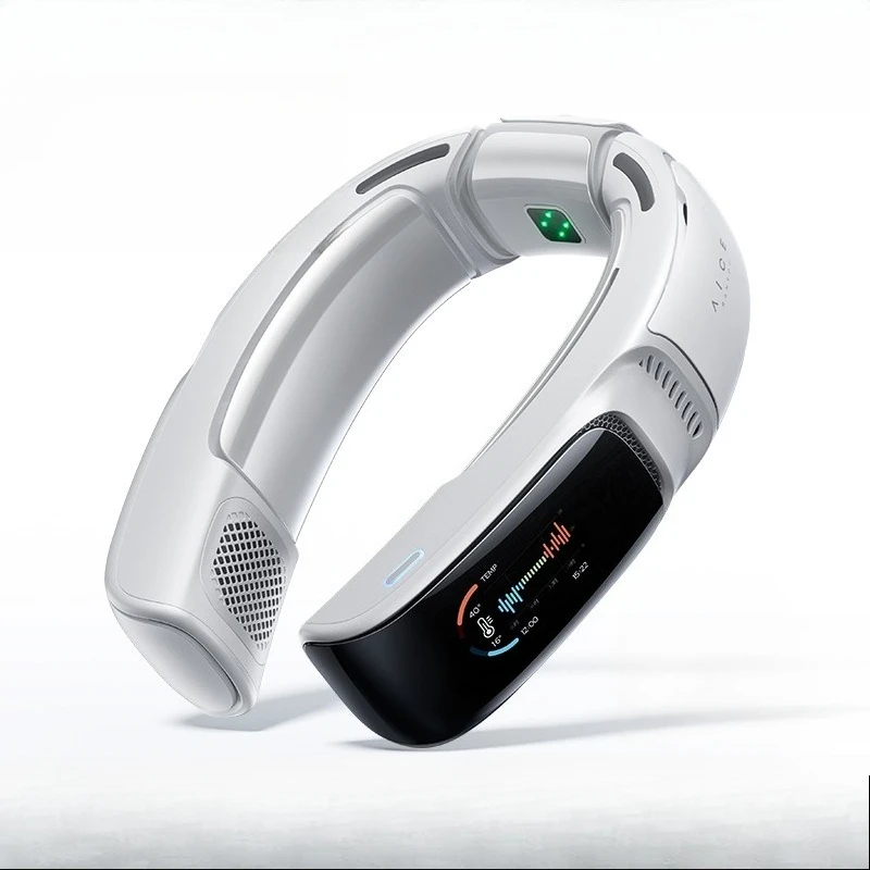 Neck air conditioner 2024 new refrigeration neck fan silent mini portable wearable portable