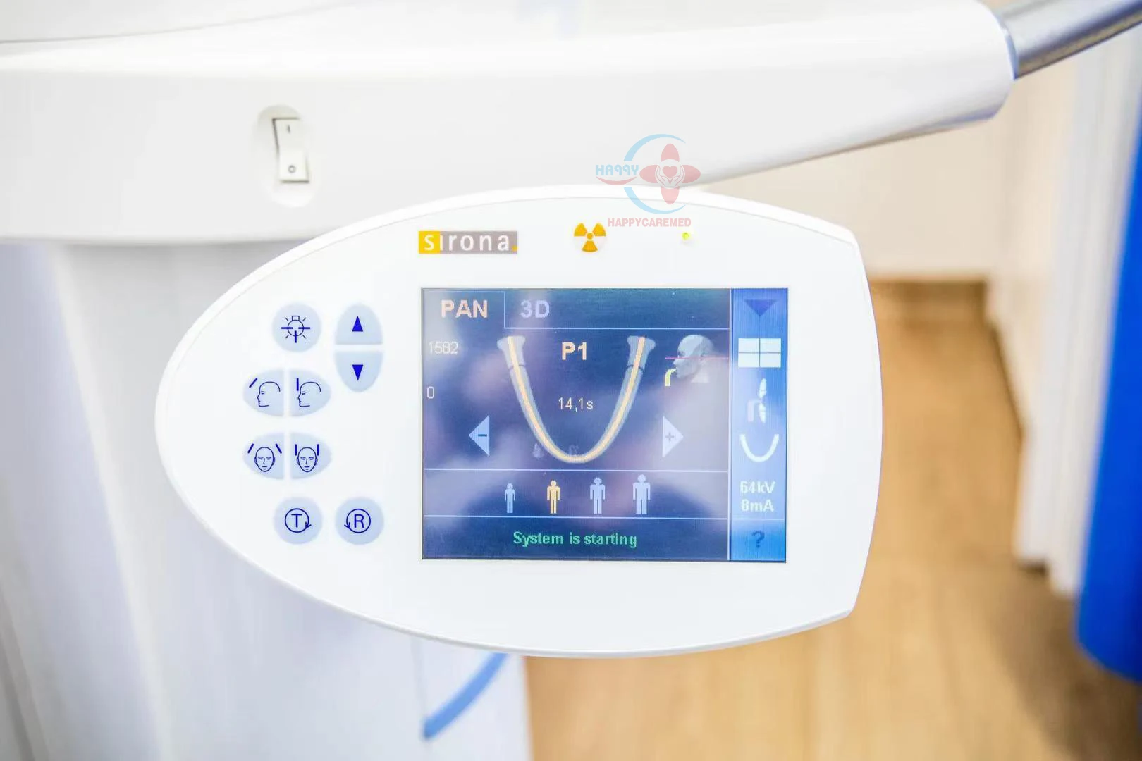 جهاز Orthophos XG 3D الماسح الضوئي الرقمي الب্যানোরামিক X Ray CBCT بسعر جيد