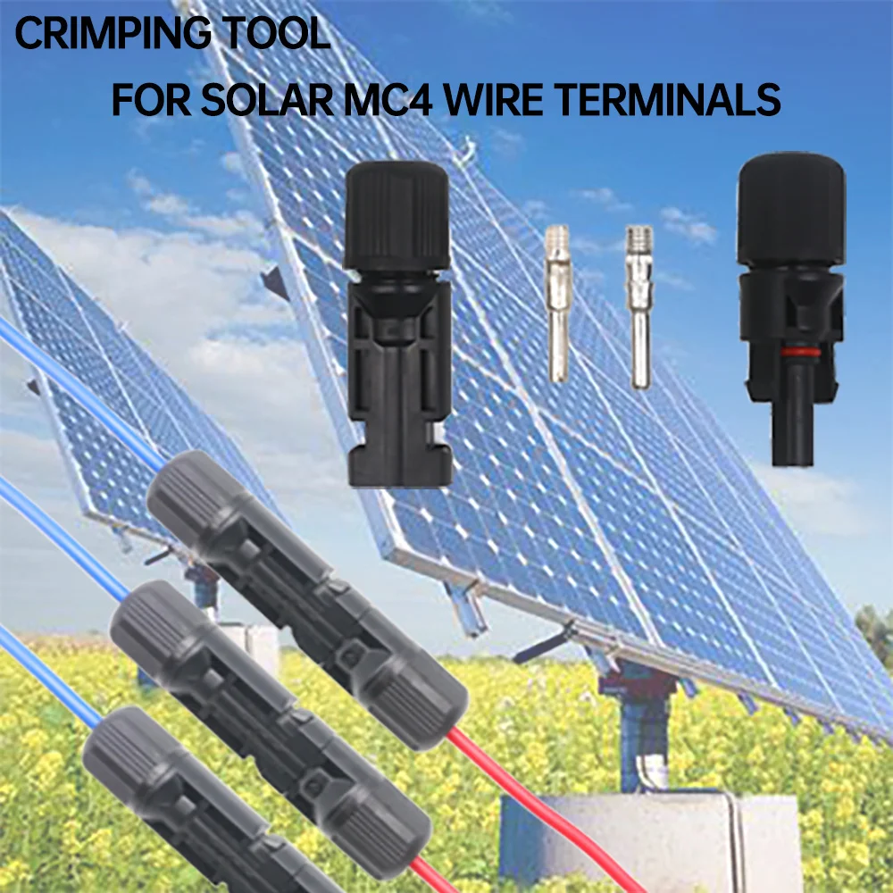 Solar Photovoltaic Terminal Crimping Pliers 220cm LY-2546B Solar Panels Waterproof Seal Connector Tool Single Pliers Set