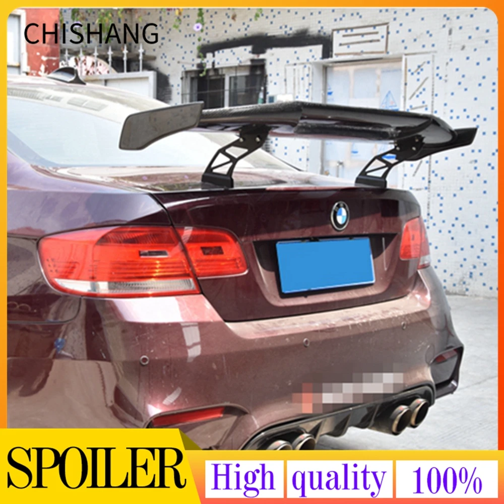 

For BMW F10 F30 F82 F80 F36 F32 E90 E92 E93 E60 G20 G30 M2 M3 M4 M5 M6 GT Rear Carbon Fiber Spoiler