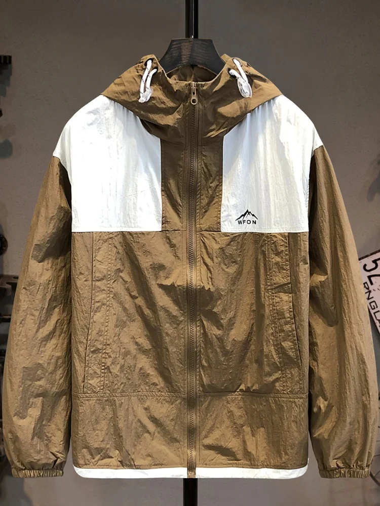 

Ультратонкая летняя мужская повседневная одежда для активного отдыха с защитой от солнца, дышащая, быстросохнущая, свободного кроя, для езды на велосипеде