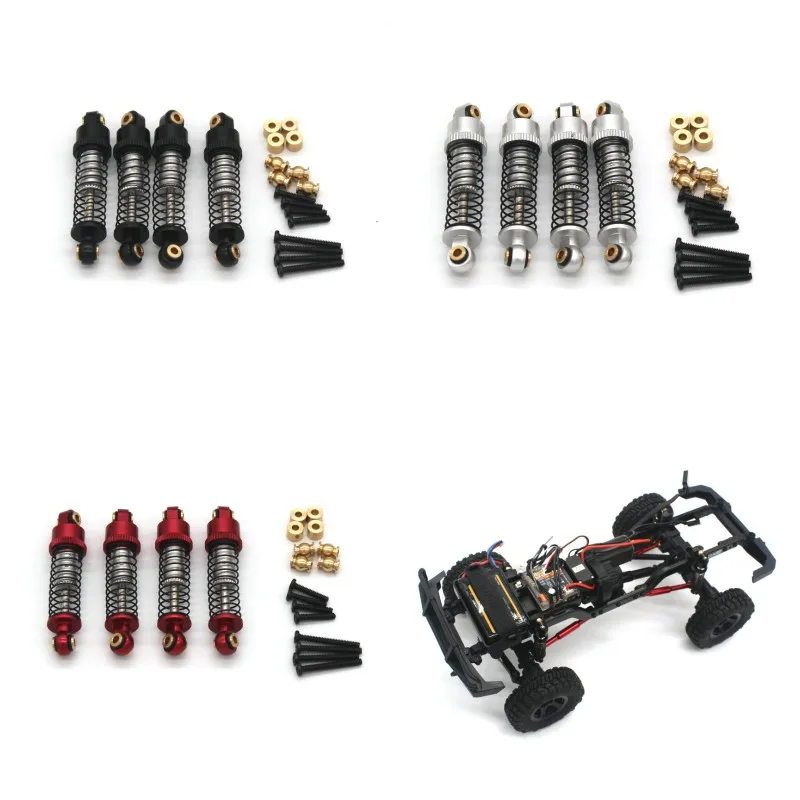 Accessoires métalliques FMS FCX18 Nouveau LC80 FCX18K10 RC 1/18 Pièce d'amortisseur pour voiture télécommandée