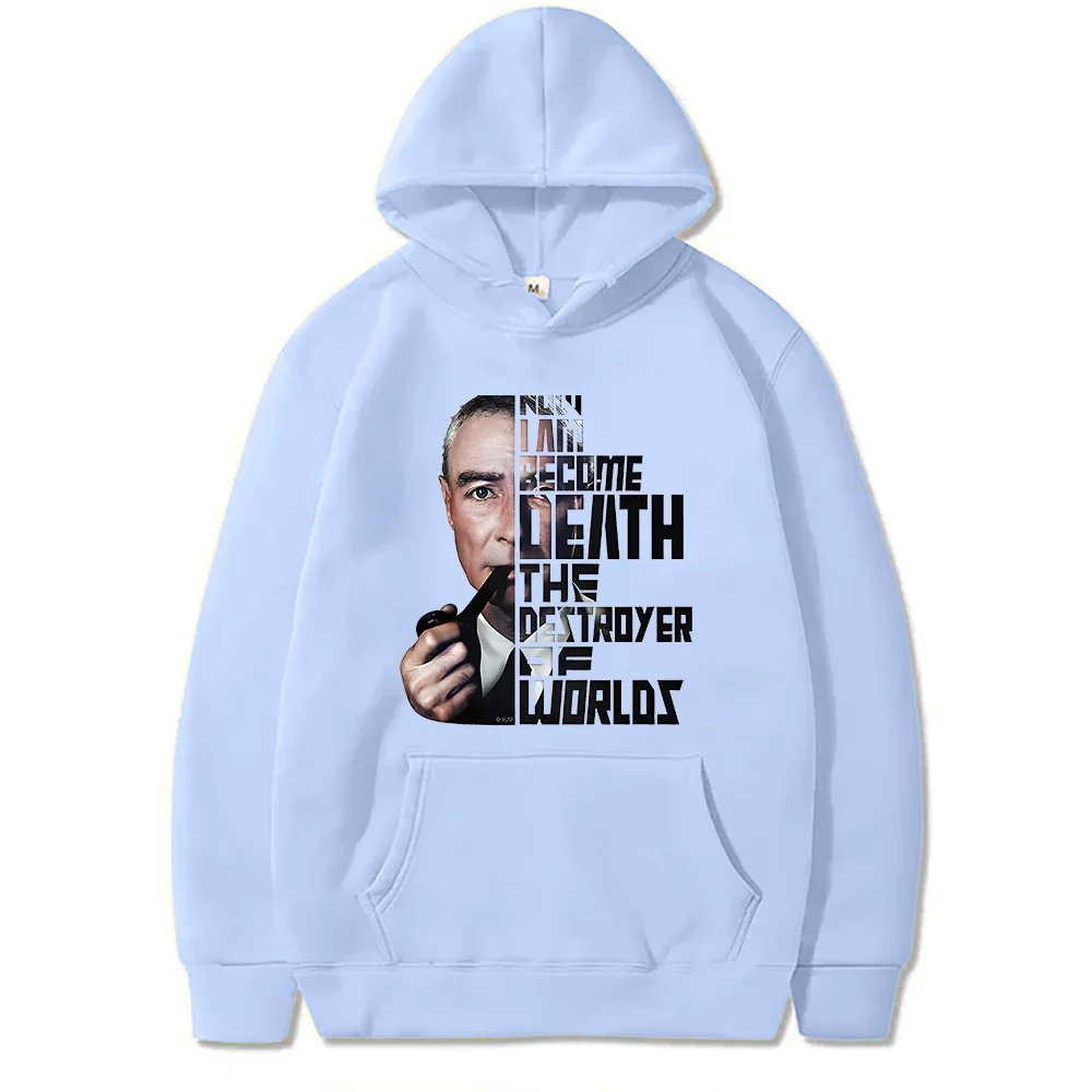 J.Robert Oppenheimer 1959 Colorized Art Hoodie for Autumn Winter Long Sleeve Sweatshirt Retro Unisex Creative Pullover Soft Tops