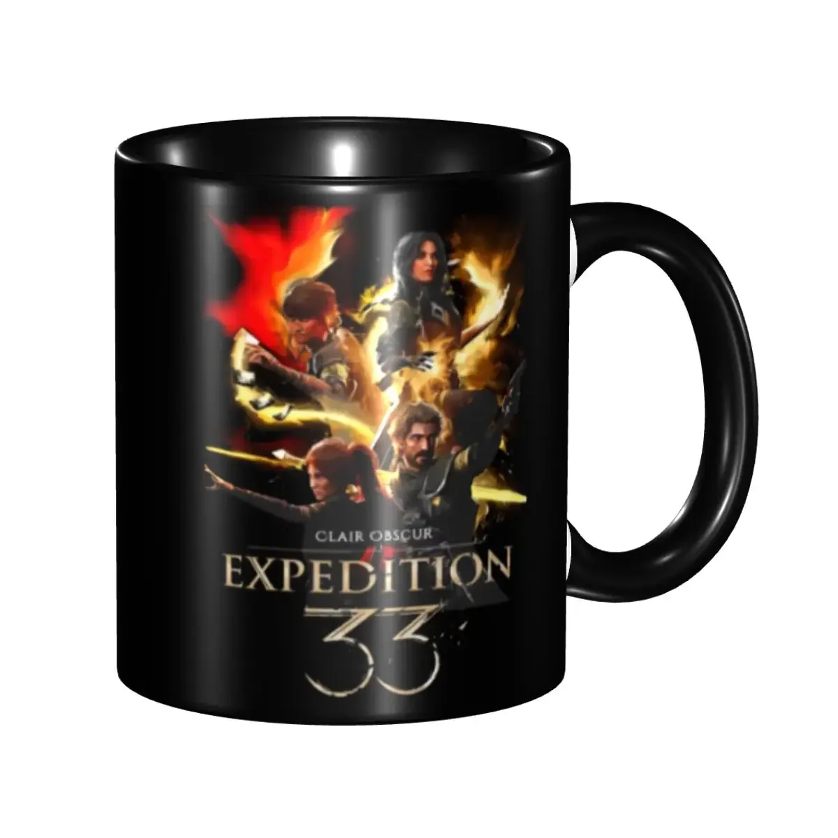 Video Game Clair Obscur Expedition 33 Coffee Mugs DIY Custom Ceramic Mug Cup Creative Present