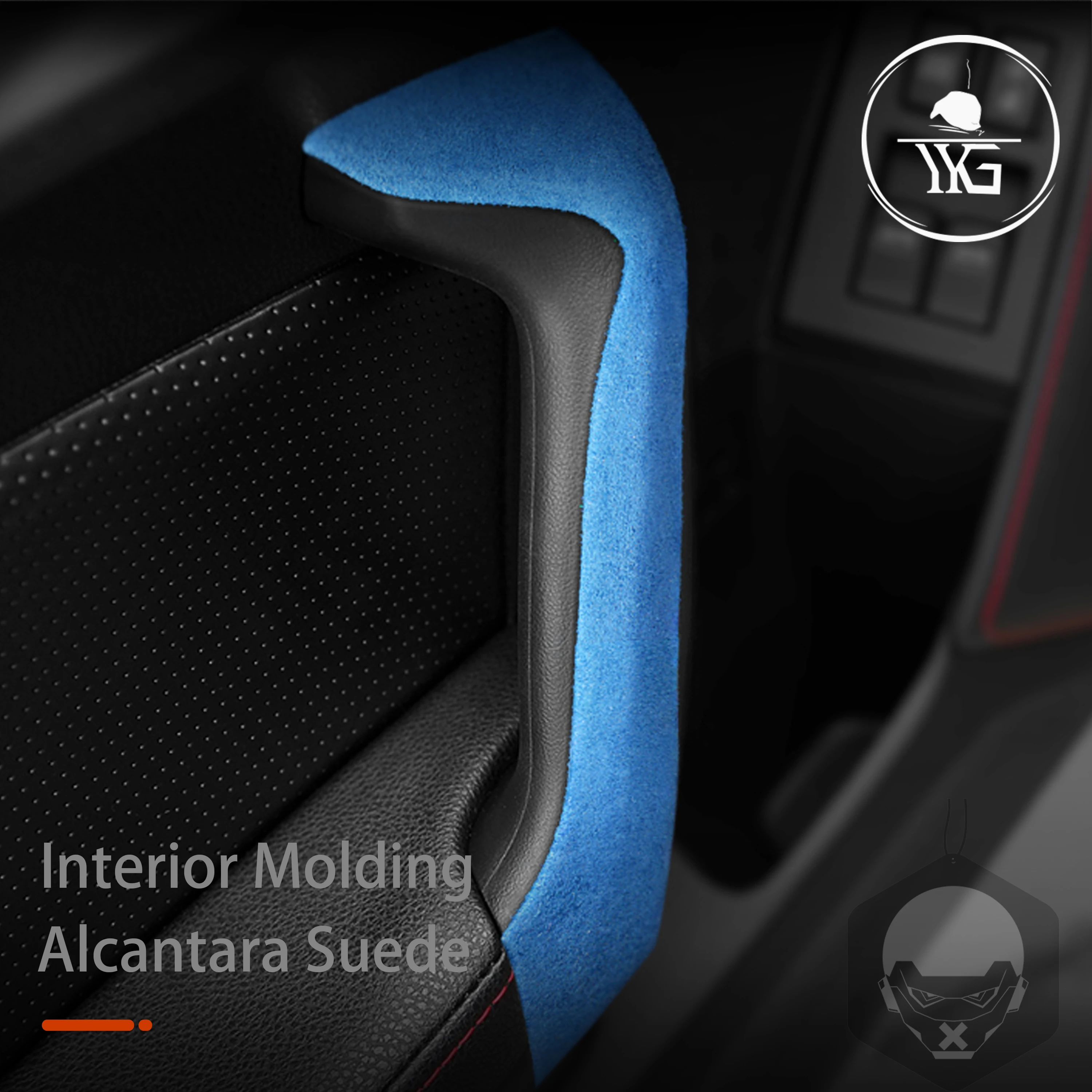 Turn Fur Suede Wrap For  flocking Subaru BRZ Toyota 86 GT86 2013-2020 alcantara Door Pull Handle Gate ABS Refit Accessories