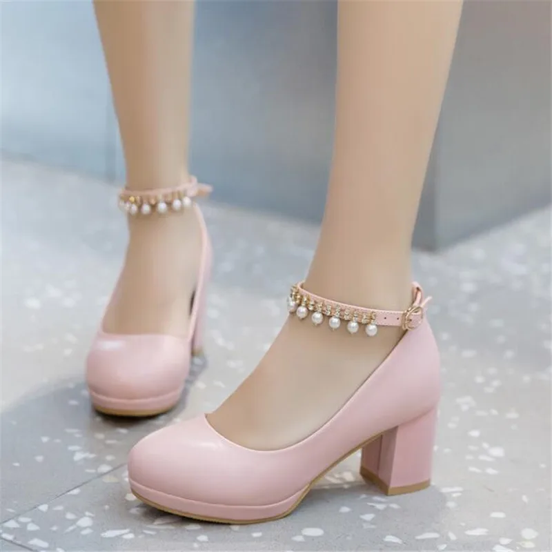 Zapatos de tacón alto para niños y niñas, sandalias de princesa a la moda con diamantes, tacones altos para fiesta y boda