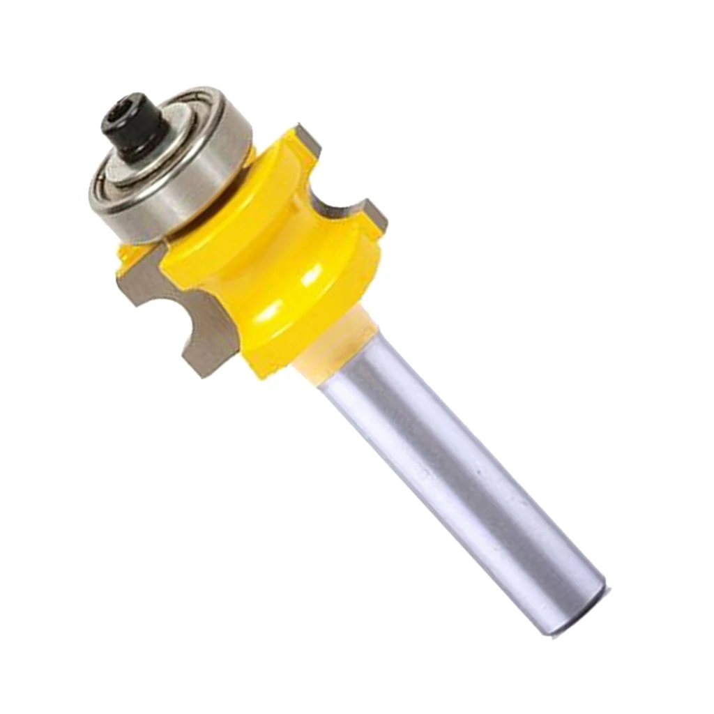 Alloy Woodworking Cutter Router Bit Bearing 1 2 Industrial Quality Half-round Milling for Door Frame