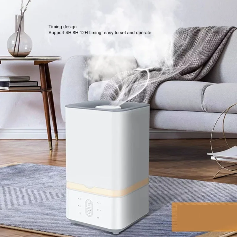 

Увлажнитель воздуха с функцией ароматерапии большой емкости 5 л, холодный туман, для дома и спальни, диффузор для эфирных масел с таймером и автоматическим отключением