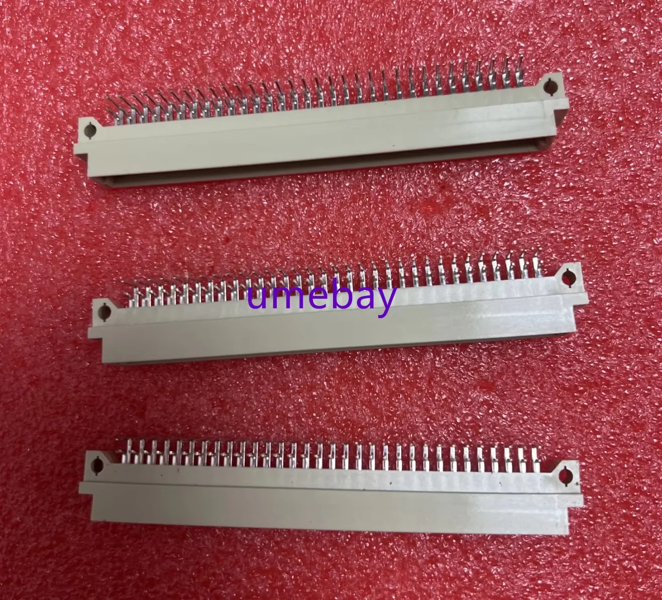 10 piece, 264 curved pin male seat 2 * 32P 64P 9001-31641C00A 2.54MM connector European socket