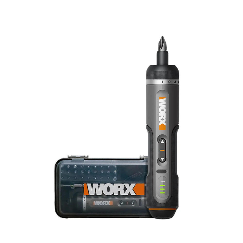 

Portable DC 4V Smart Cordless Power Screwdriver Set WX242 Mini Electric Drill Home Repair Tool Set