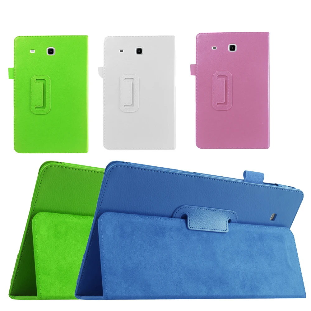 Tablet Magnetic Cover Case For Samsung Galaxy Tab E 9.6 T560 T560 SM-T561 Tablet Android Case Smart Kickstand Pouch Accessories