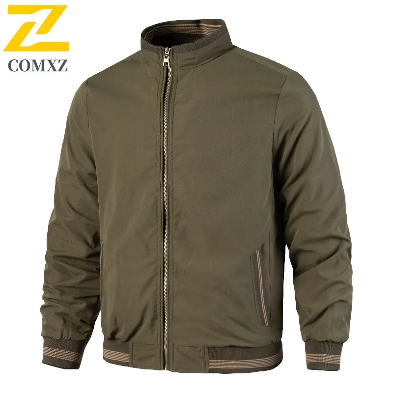 

Trendy Men Jacket Autumn Business Light Luxury Office Golf Coat Outdoor Breathable Comfortable Travel Casual Windproof Coats