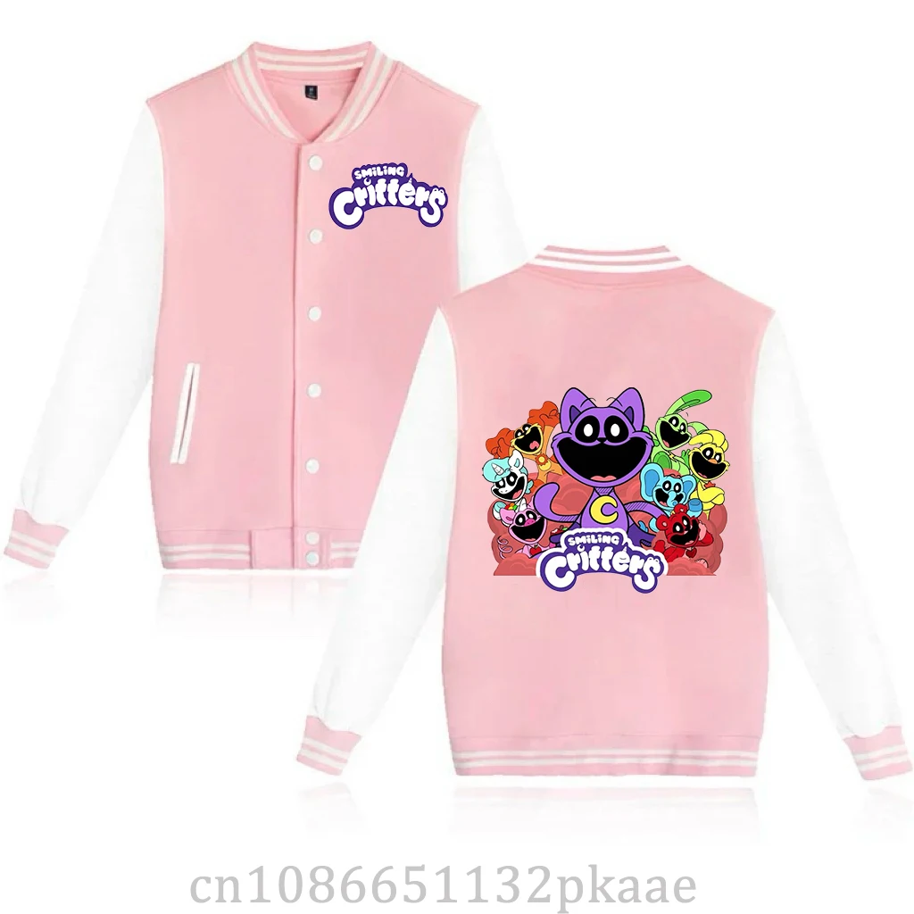 Smiling Critters Smiling Animal Clothes Spring and Autumn Children\'s Fashion Coat Baseball uniform Boys and Girls Casual Jacket