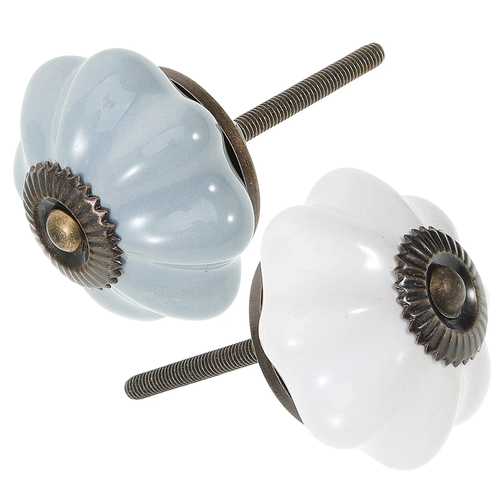 

2Pcs Cabinet Knob Ceramic Drawer Knobs Unique Craftsmanship Furniture Pull Handles for Kitchen Bathroom Drawers Doors