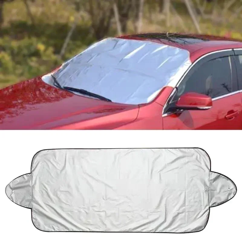 Car Exterior Protection Snow Blocked Car Covers Snow Ice Protector Visor Sun Shade Front Rear Windshield Cover Block Shields