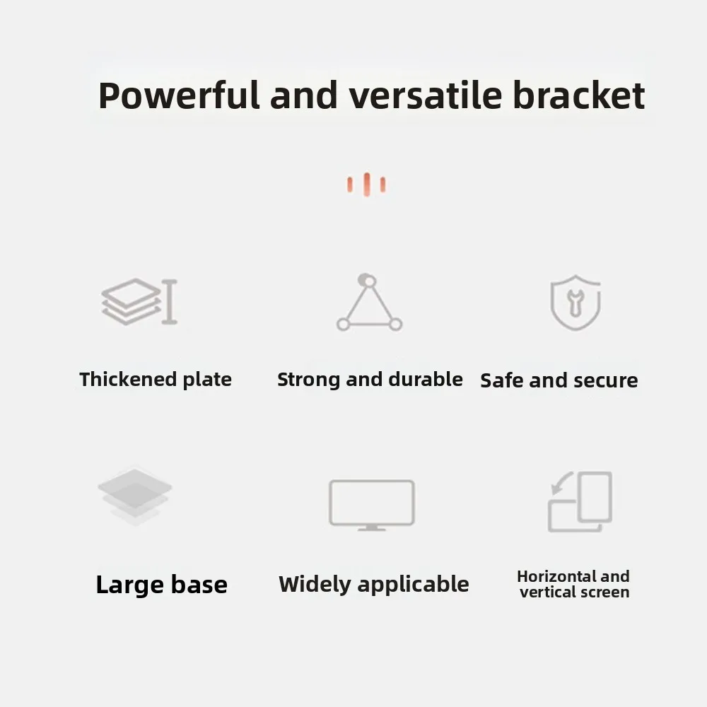 

Регулируемая подставка для монитора с большой базой, портативная подставка для компьютерного монитора, увеличение высоты, 14-27 дюймов