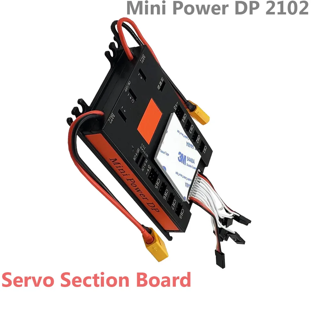 Power Mini 2102 # DP servo segmented board, integrated with CDI remote cut-off fixed wing aircraft servo power distributor