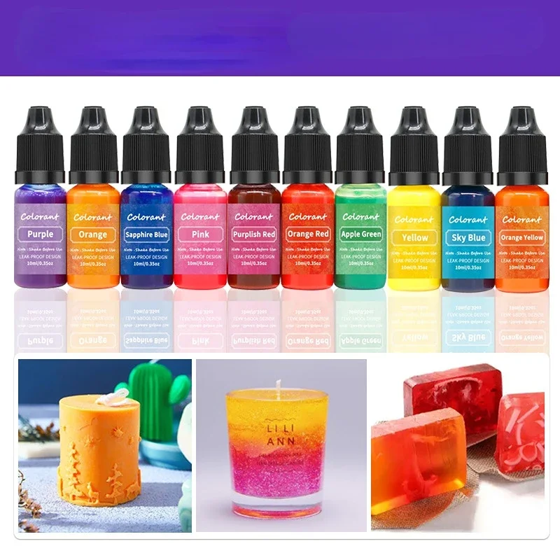 20 Colors High Concentration Handmade Candle Soap Color Essence Soybean Wax Pigment Aromatherapy Candle Pigment Dye DIY Material