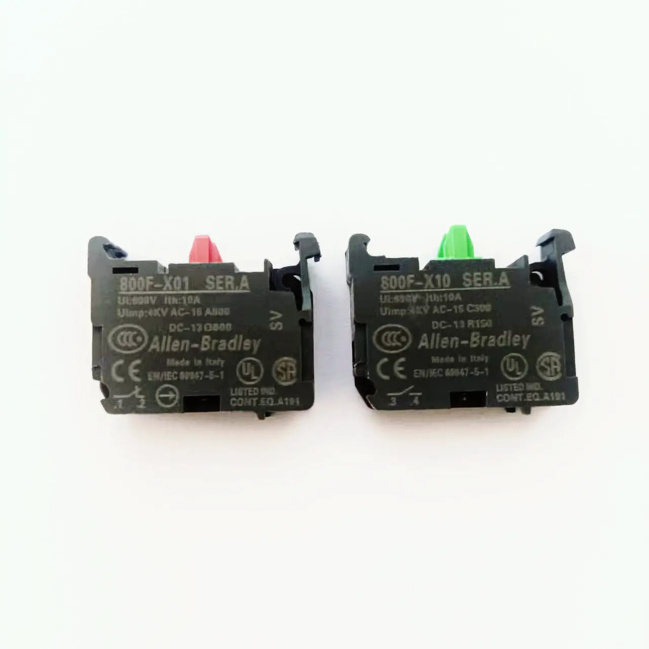 1pcs Original AB 800F series button switch, normally open contact 800F-X10, normally closed contact 800F-X01