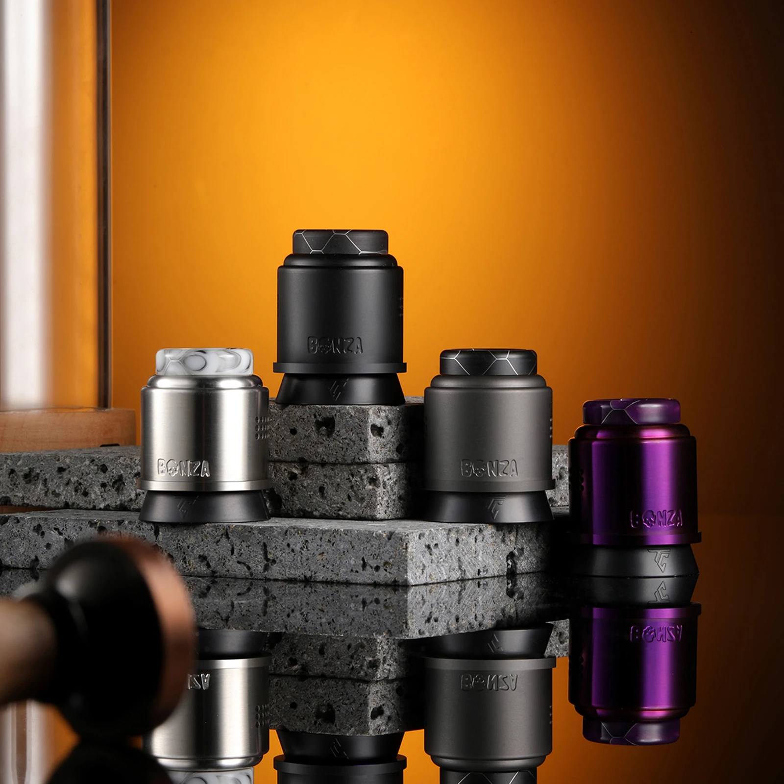 Original ThunderCloud X Bonza Pro RDA Tank 2ml Single/Dual Coil 510/810 Drip Tip Top/Bottom Fill Electronic Cigarette Atomizer - view 4