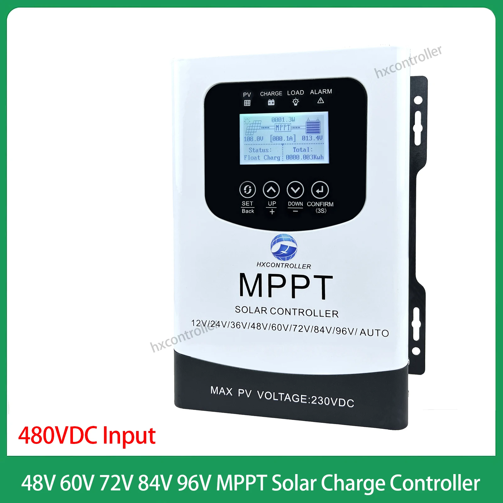 

NEW 9600W 100A 480VDC MPPT Solar Panel Battery System Charge Controller Ship From EU For 48V 60V 72V 84V 96V Lifepo4 GEL Lithium