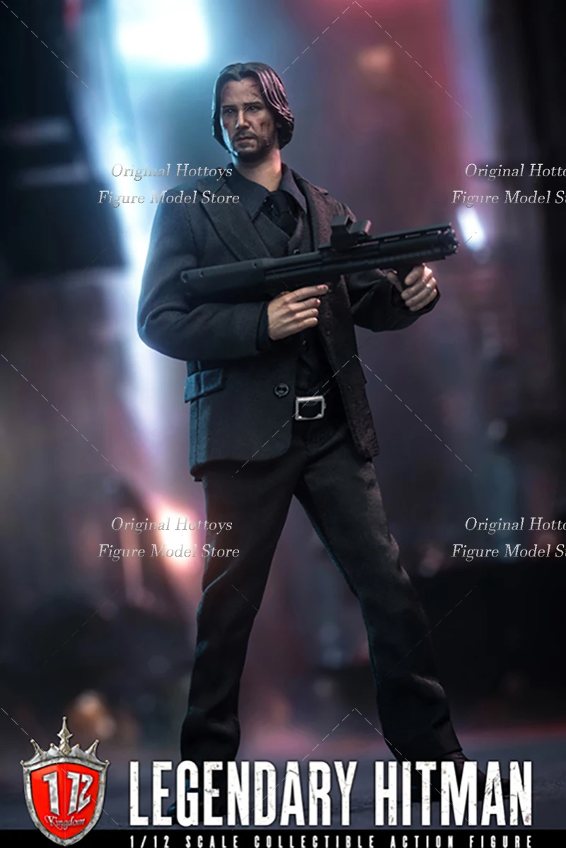 Kingdom KD-9001 1/12 Scale Male Soldier Keanu Reeves Legendary Killer John Wick Full Set 6-inches Action Figure Model Gifts