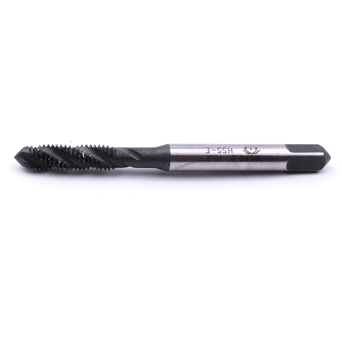 Máquina de flauta espiral, 1300HV HSS, taladro de grifo con revestimiento de nitrificación, M3, M4, M5, M8, herramientas de mano, color negro, 1 ud.