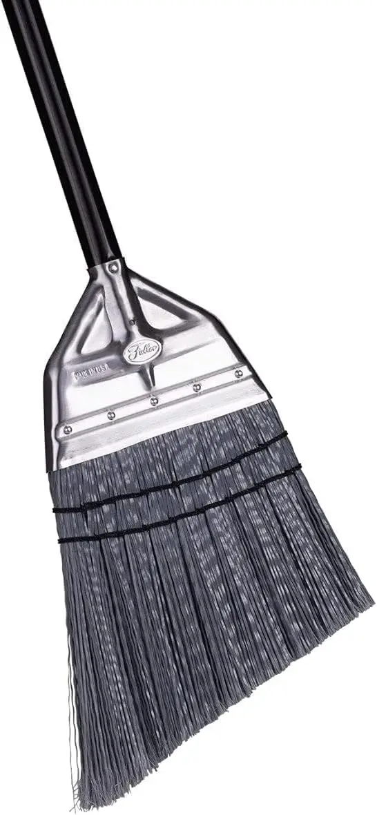 

Angle Broom – Heavy Duty Floor Sweeper with Split End Bristles and Steel Handle for Indoor/Outdoor Use