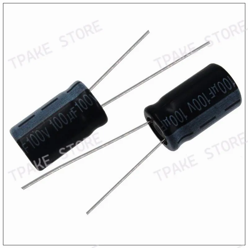 100uF 100V 100MFD Capacitor eletrolítico de alumínio 10*16mm radial