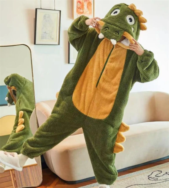 Kigurumi Adult Crocodile Cosplay Costume Halloween Animal Onesies Unisex Cartoon Pajamas Party For Female Male AliExpress