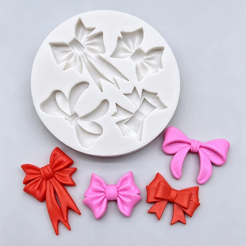 Bogen Silikon Kuchen Backform Sugarcraft Schokolade Cupcake Backform Fondant Kuchen Dekorieren Werkzeuge – Detail 6