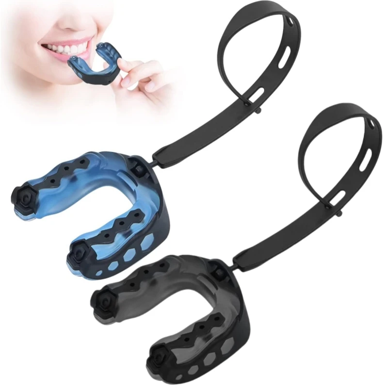 Football Mouth Guard with Strap Professional Youth & Adults Mouth Guard Soft Sport Mouthguard for Boxing Hockey Rugby Basketball