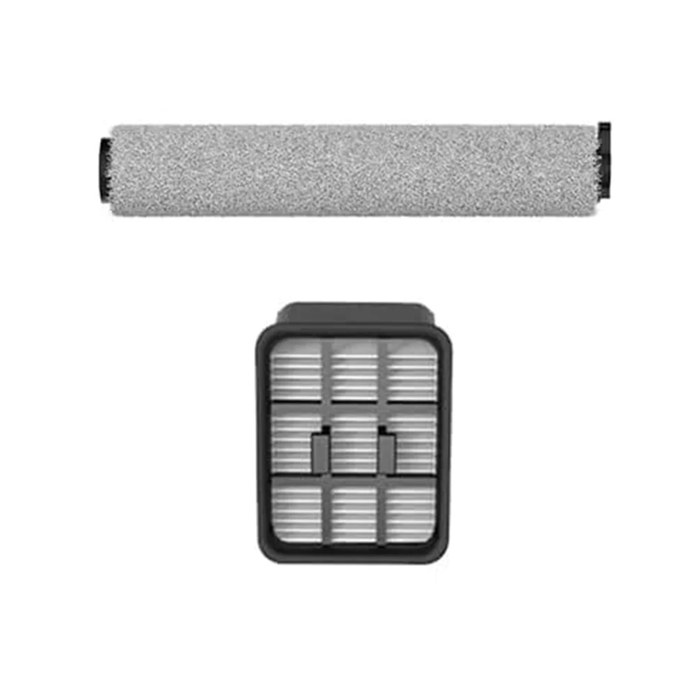 استبدال مجموعة مرشح الفرشاة الرئيسية التقاط الحطام الفعال ل Vozascly W12 ممسحة الأرضية اللاسلكية أجزاء المكنسة الكهربائية الملحقات