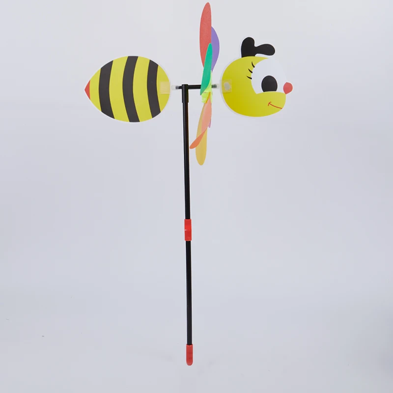 {YY30} 3D Large Animal Bee Windmill Spinner Whirligig Garden Yard Decor Outdoor Lawn Ornament Gift