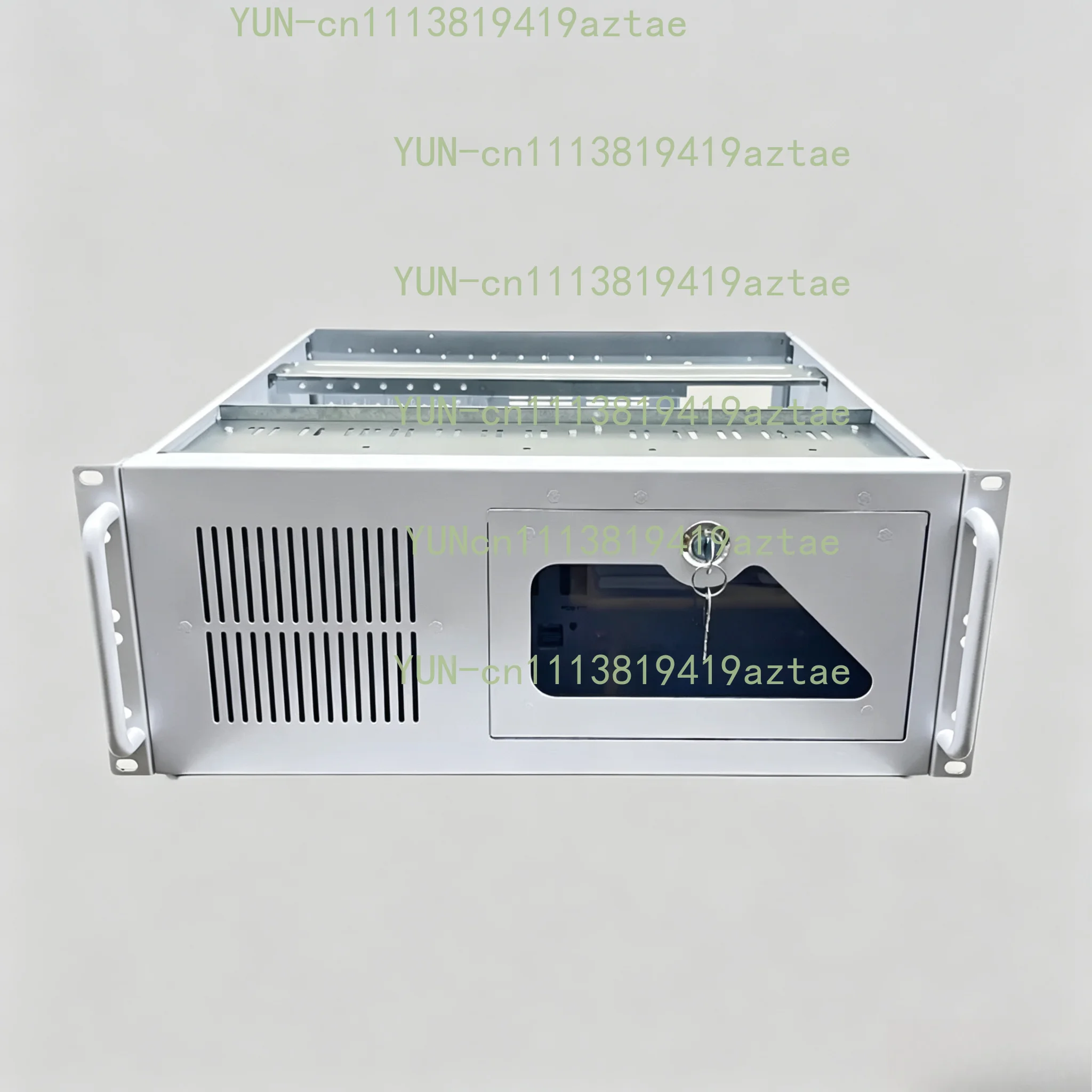 For 4U Industrial Control Chassis 610 Rack-Mount Server Case 19-inch 7-Slot ATX Power Supply Compatible