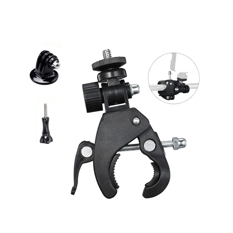 For Insta360 GO Ultra Ace Pro 2 Bicycle Motorcycle Handlebar Mount Bracket for GoPro DJI Action 6 Nano Action Camera Accessories