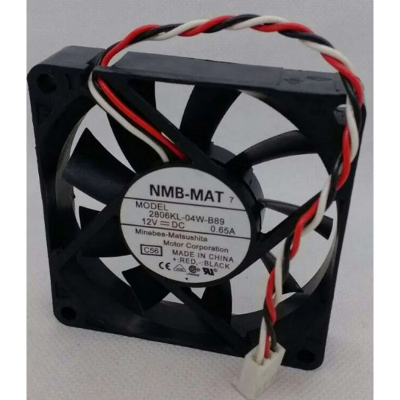 D For NMB 2806KL-04W-B89 12V 0.65A DC FAN 70 x 15mm 3Pin Case Cooling Fan
