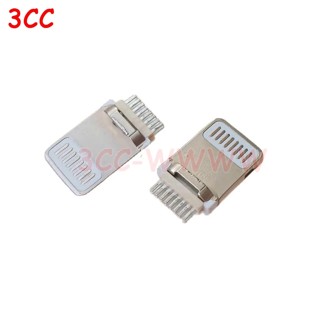 Lightning Dock USB Plug No With Chip Board Male Connector Welding Data OTG Line Interface DIY Data Cable For iphone Free Shippin