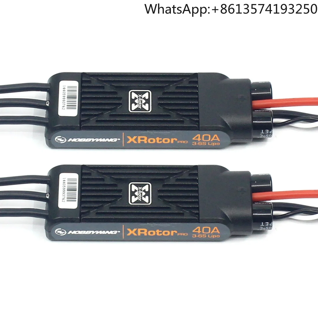 

2Pcs Hobbywing XRotor Pro 40A ESC No BEC 3S-6S Lipo Brushless ESC DEO for RC Drone Multi-Axle Copter F19256/7