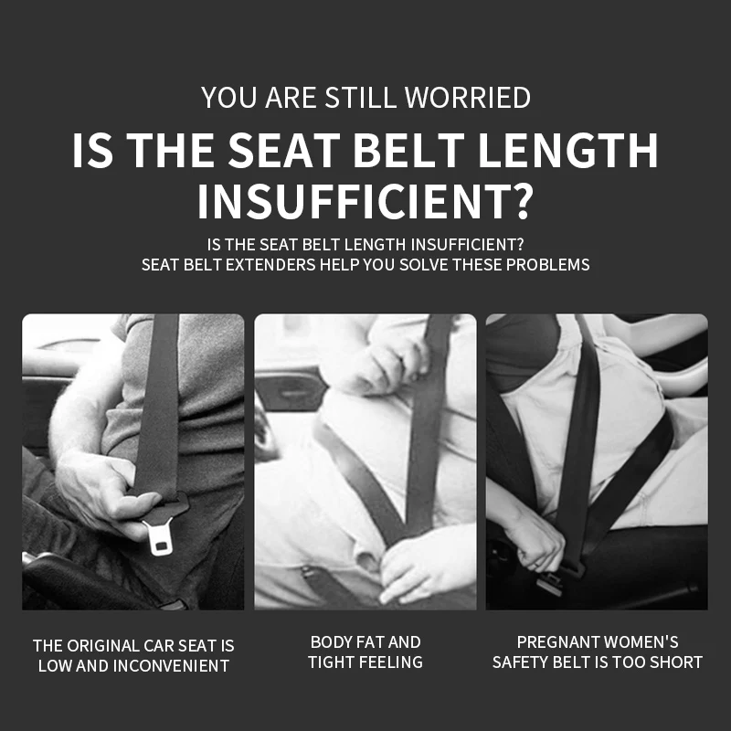 موسع حزام مقعد السيارة لـ VOYAH - محول توصيل تمديد بإبزيم أمان من سبائك الكروم لمحافظ الحالم المجاني #4