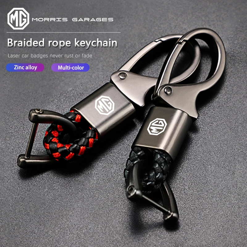 Car Dedicated KeyChain Ring Auto Logo Key Pendant For MG 4 5 6 7 Cyberster ES5 ONE MG5 Scorpio ZS HS MARVEL-R Hector MG3 EZS EV