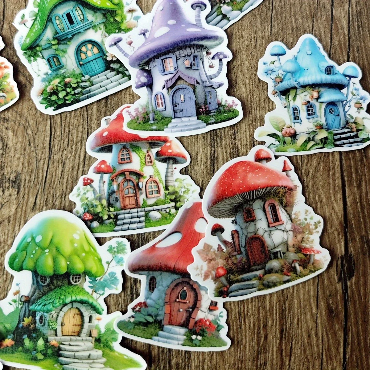 Cute Forest Fantasy Cute Mushroom Room Stickers Crafts Scrapbooking  Planner Journal Stationery Planner  journal  vintage