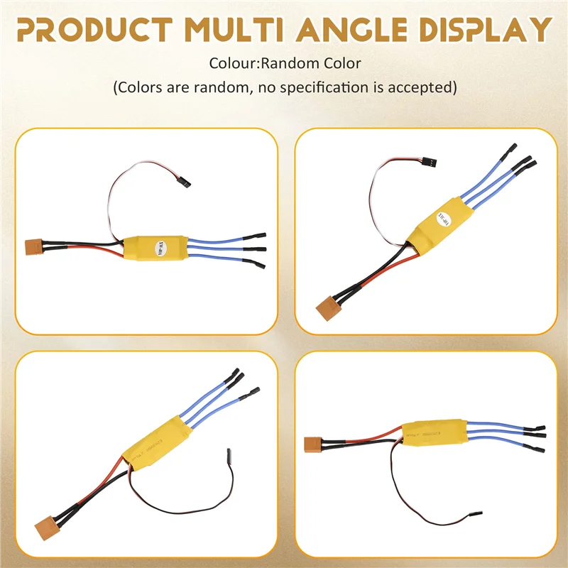 B78B-40A ESC Borstelloze RC Motor Speed Controller BEC ESC T-Rex F450 Helikopter Boot XT60 Voor FPV F450 Kleine Quadcopter Drone