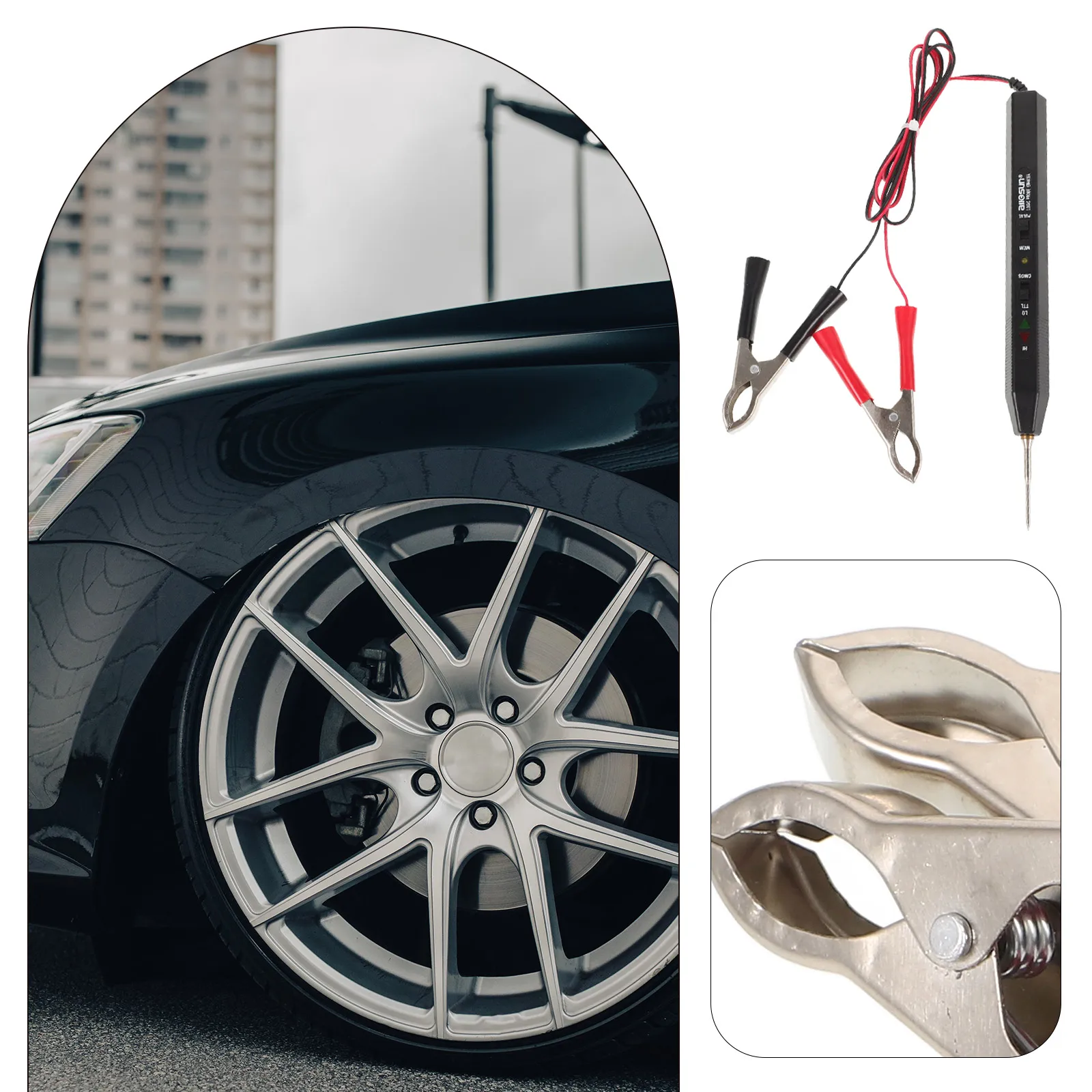 

Car Logic Probe Tool Electric Tester 12V Voltage Precision Design Testing Device Automotive Maintenance Trouble Diagnostic