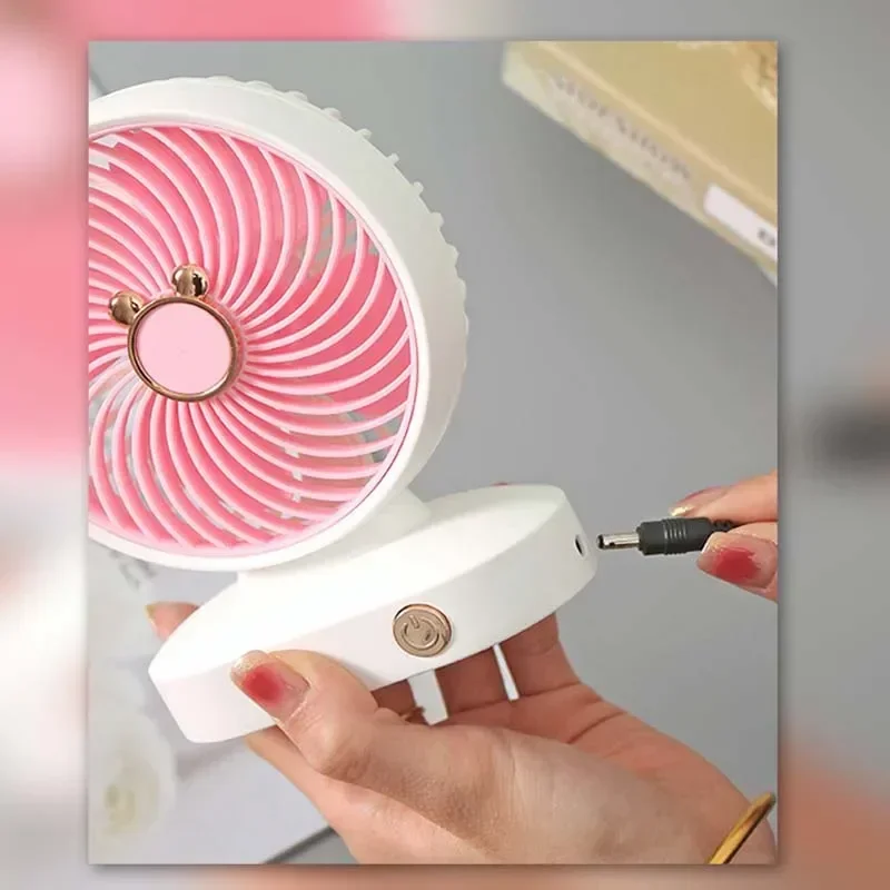 Cooling Fans USB Charging Powerful Rechargeable Portable Student For Home Office  Outdoor Electric Small Desktop Fan