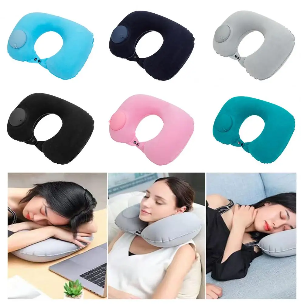 Portable Neck Pillow for Travel Portable U-shaped Pillow with Adjustable Double-buckle Design for Comfortable Neck Support